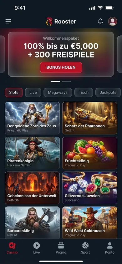 Mobile Erfahrung im Browser – Rooster